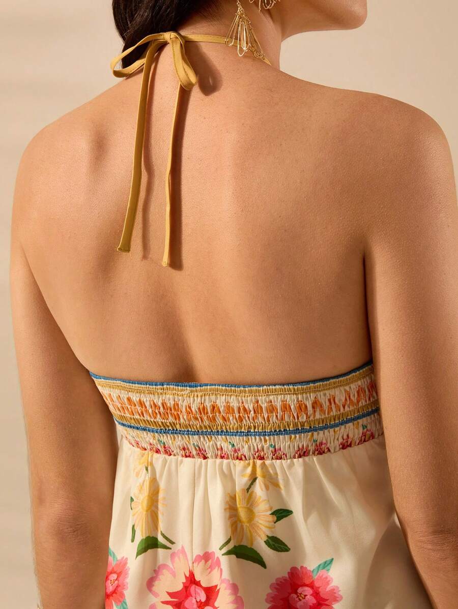 Vestido Curto Boho Bird
