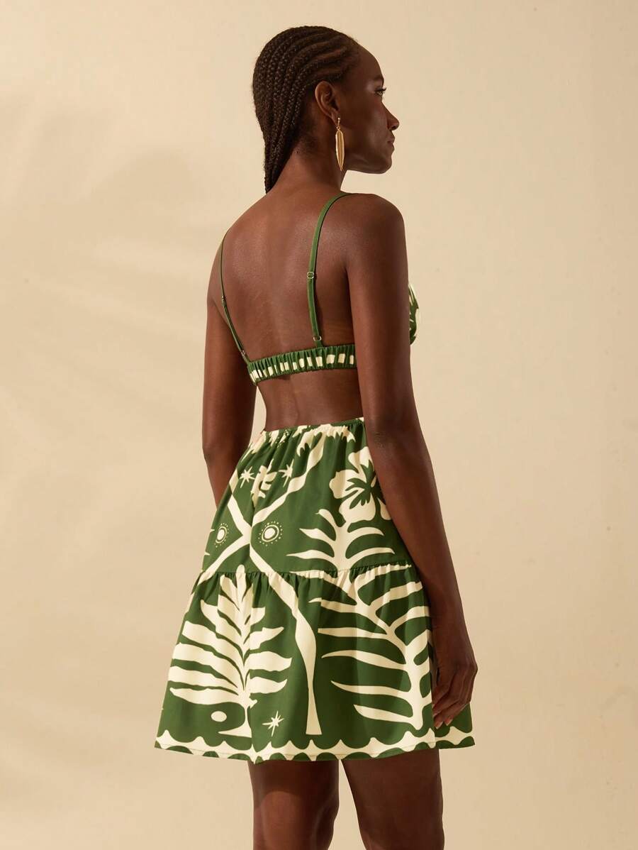 Vestido Curto Boho Coqueiro