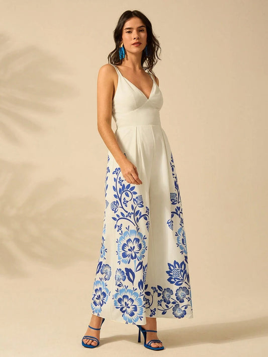 Macacão Tropical Azul