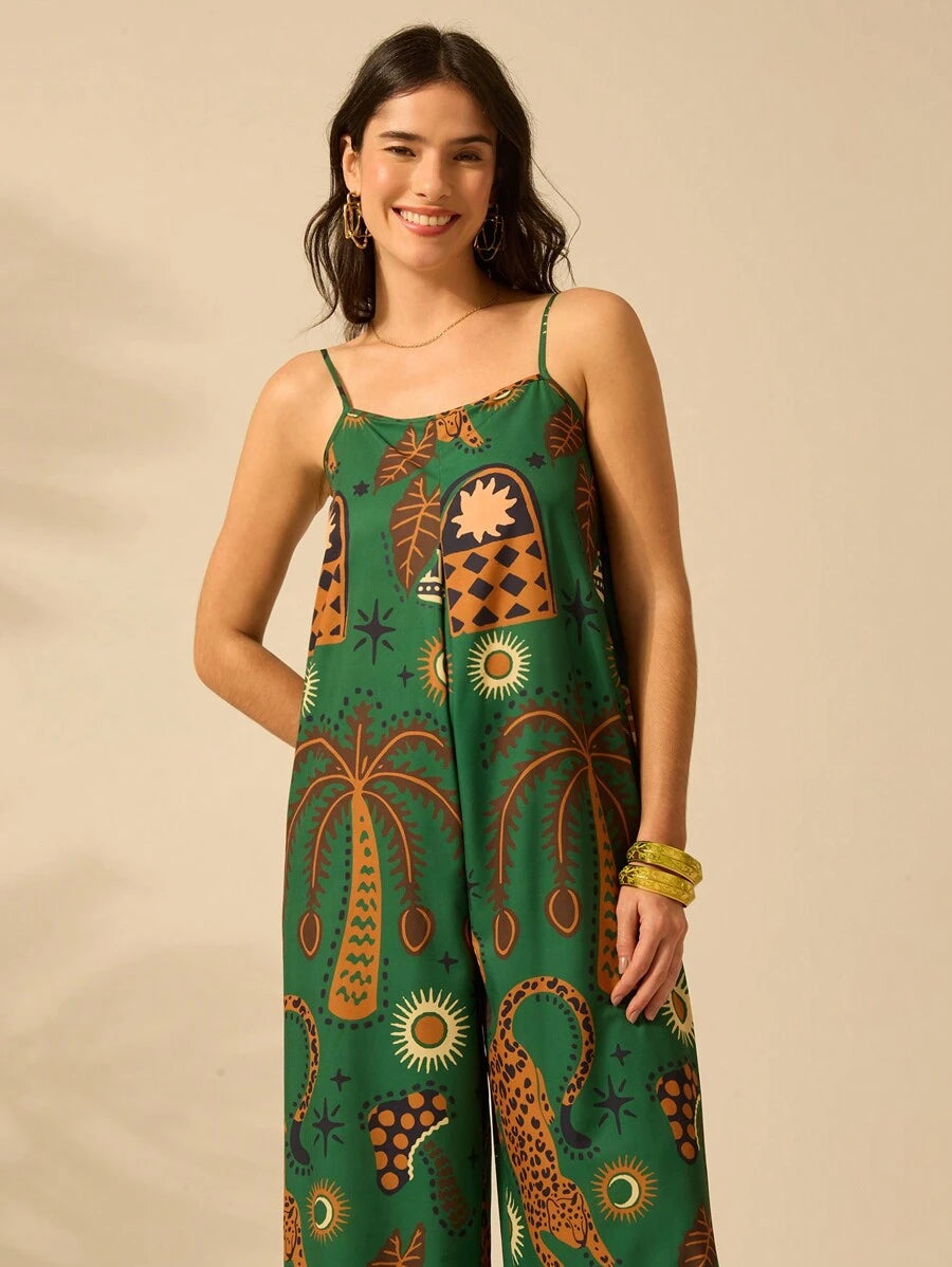 Macacão Verde Leopard