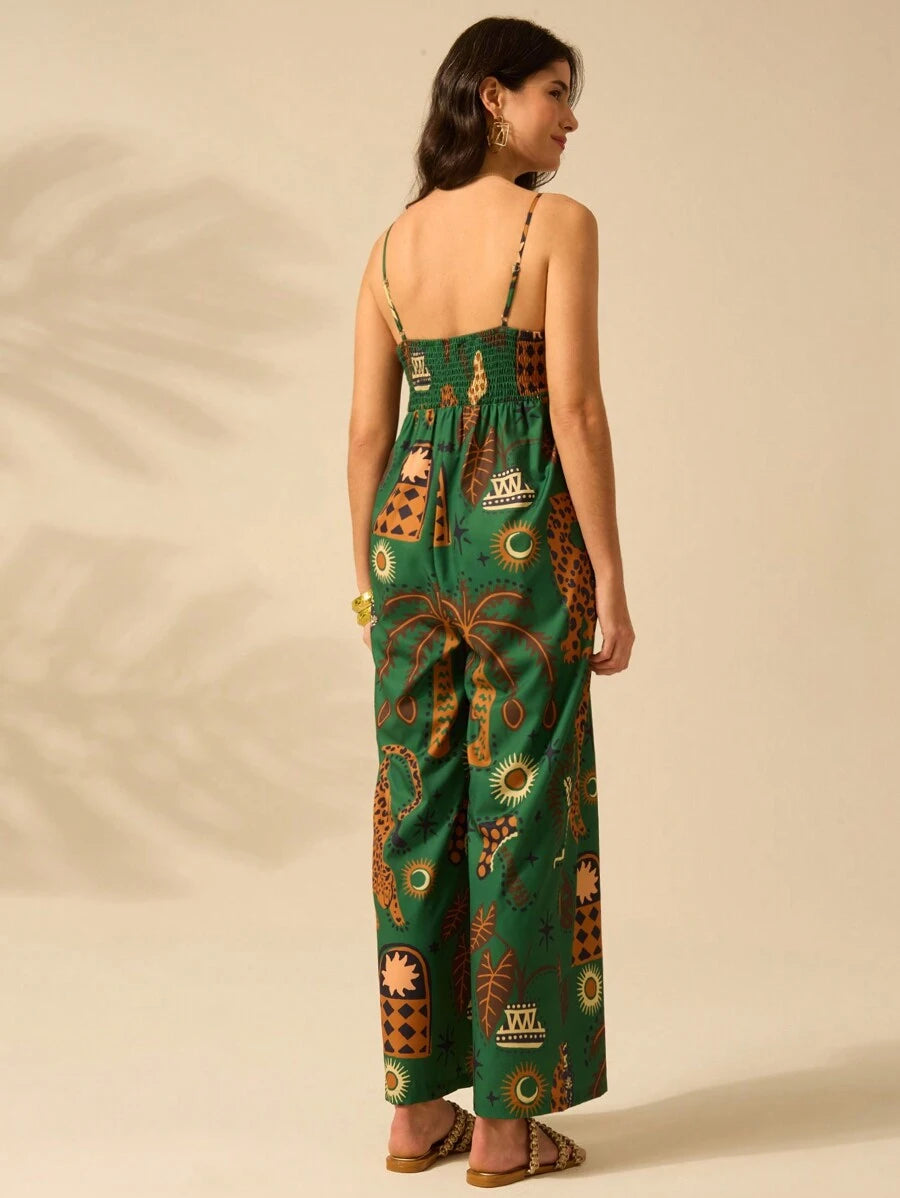 Macacão Verde Leopard