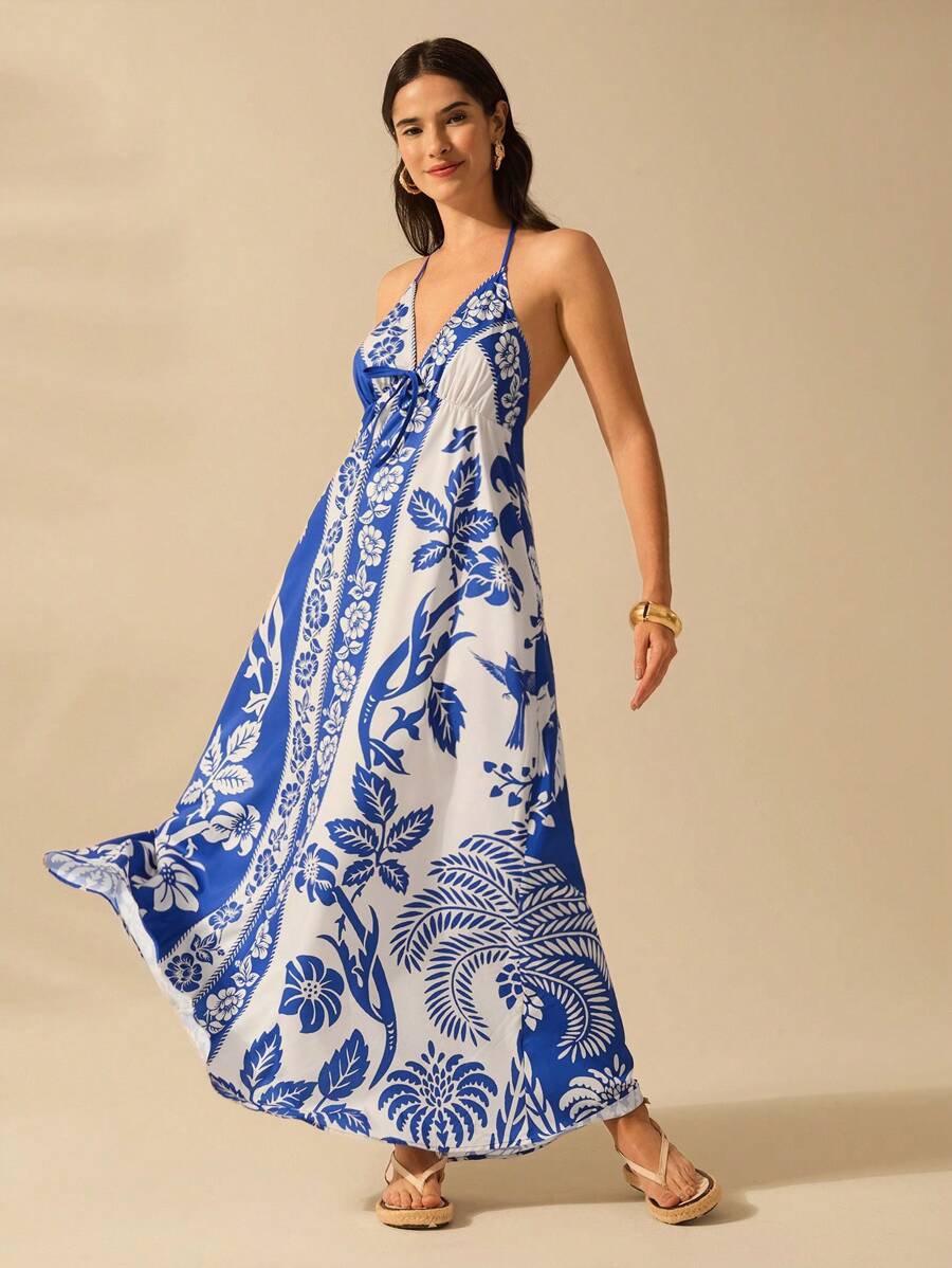 Vestido Longo Verão Coqueiro
