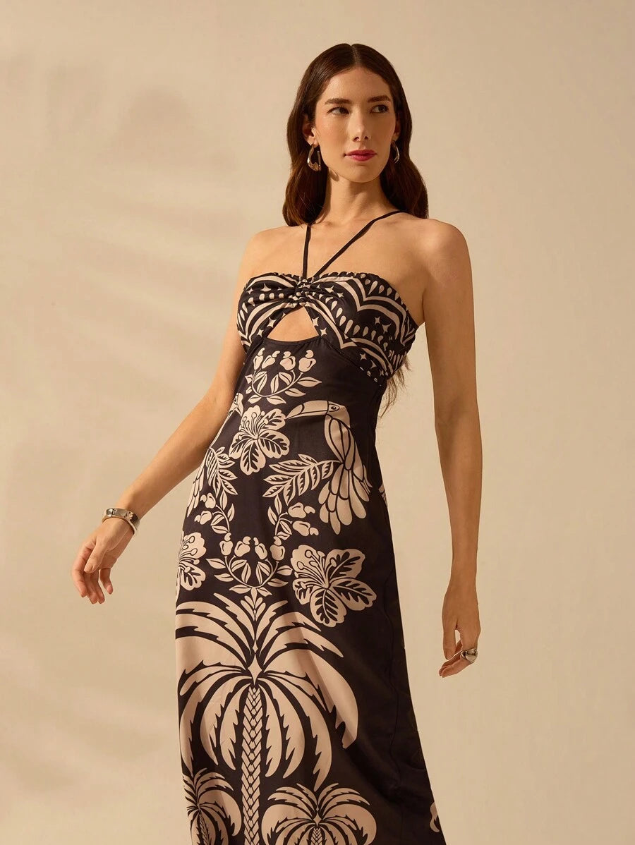 Vestido Longo Bird Summer
