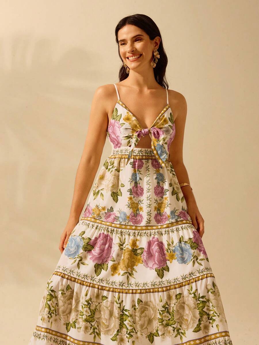 Vestido Longo Summer Flower