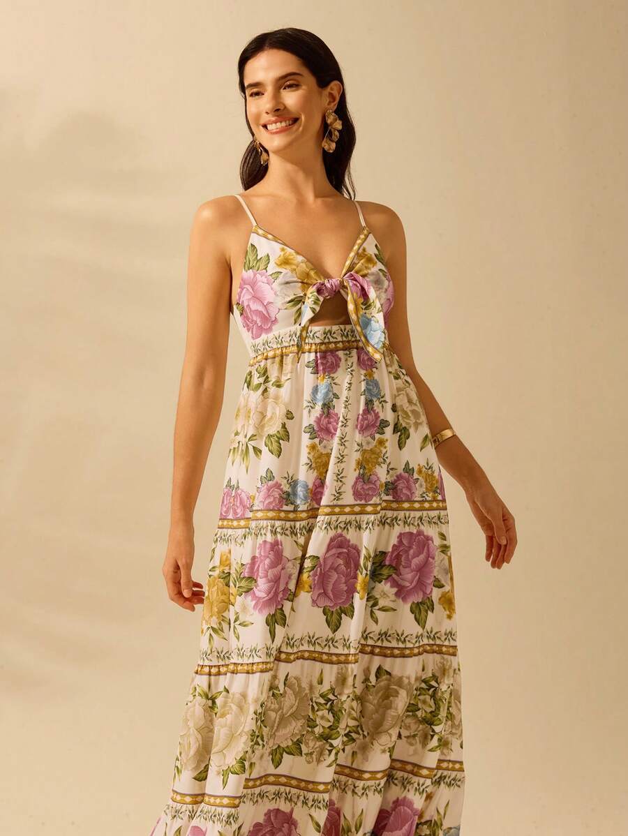 Vestido Longo Summer Flower
