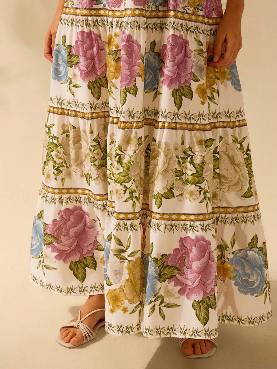 Vestido Longo Summer Flower