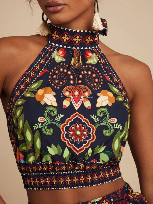 Regata Cropped Vegetal