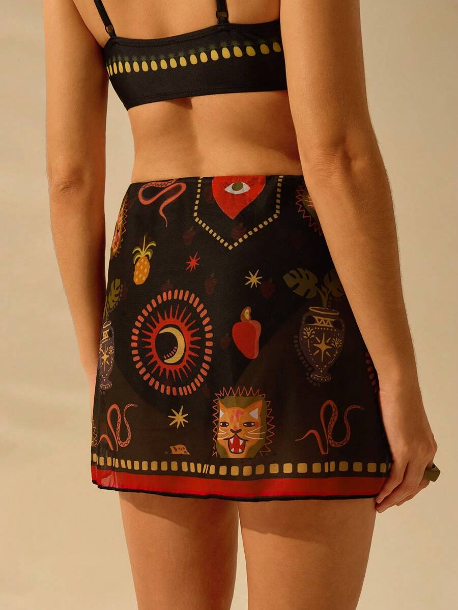 Conjunto Saída e Maiô Sol