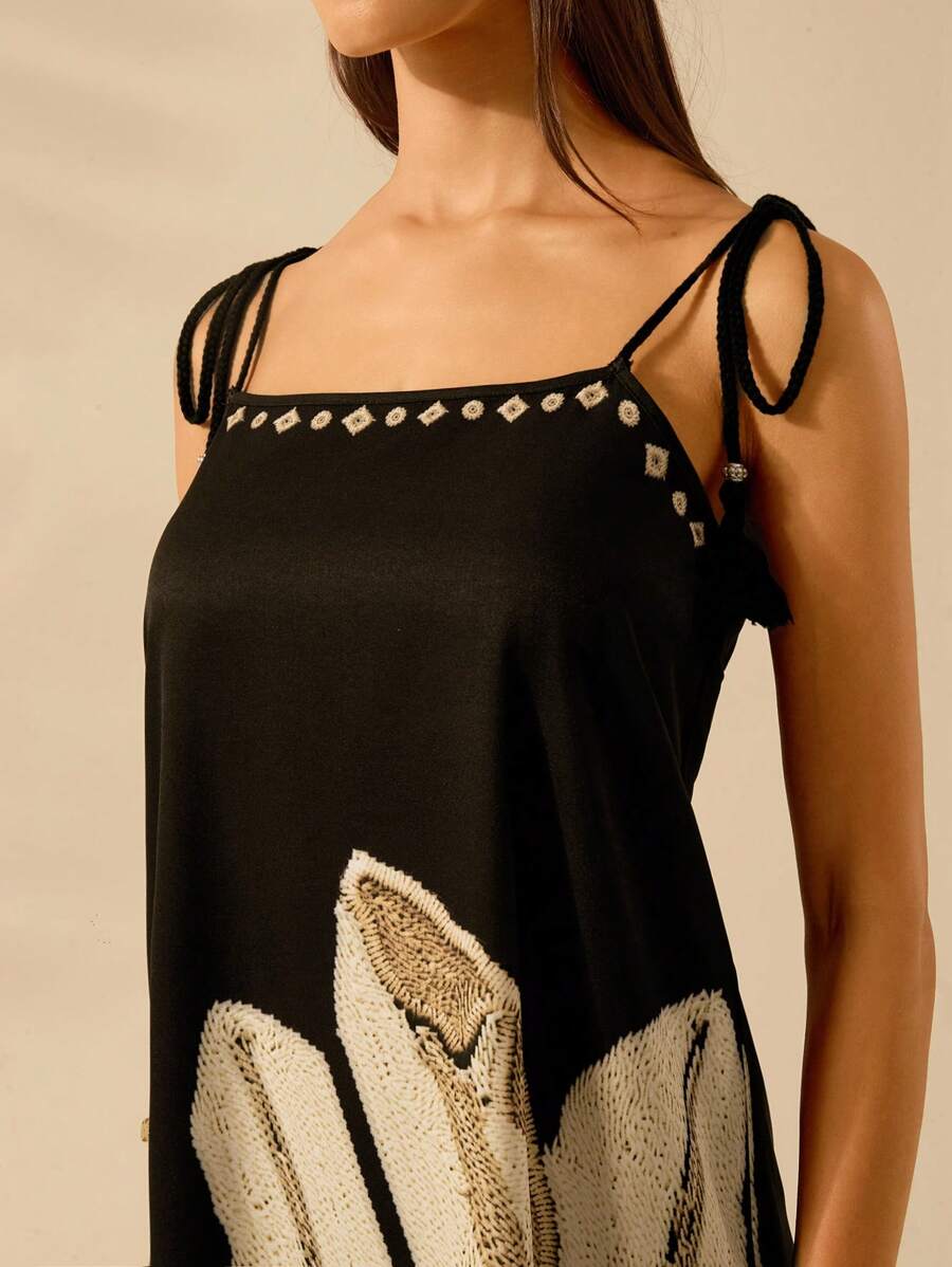 Vestido Longo Casual Vintage