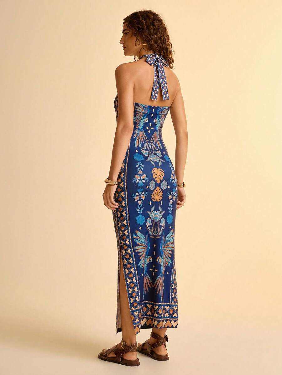 Vestido Longo Arara Azul