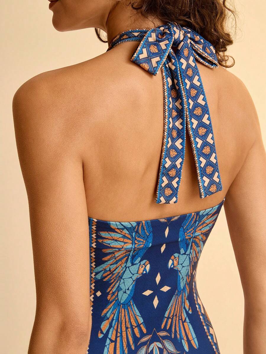 Vestido Longo Arara Azul