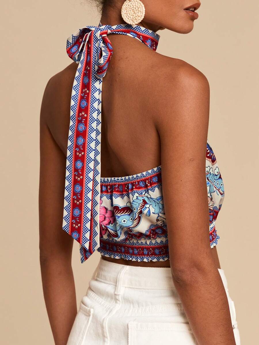 Regata Cropped Vegetal