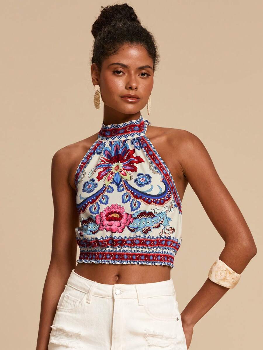 Regata Cropped Vegetal