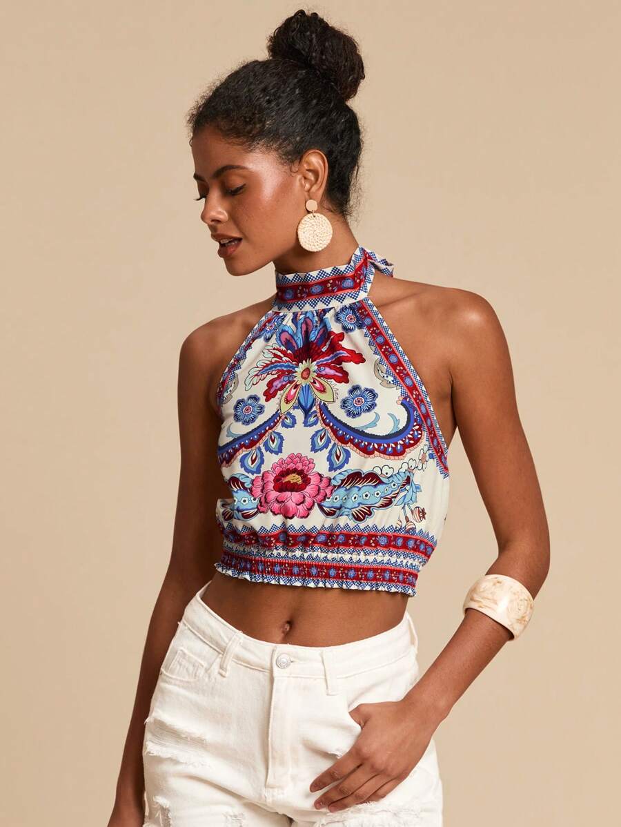 Regata Cropped Vegetal