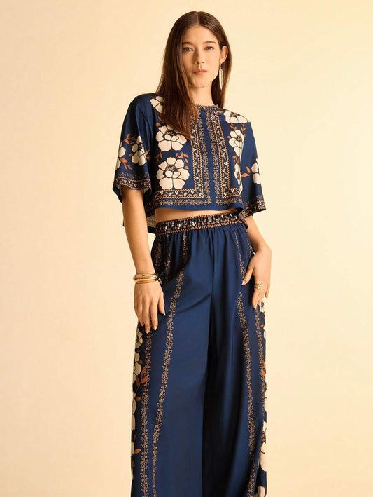 Conjunto Camisa e Calça Harém