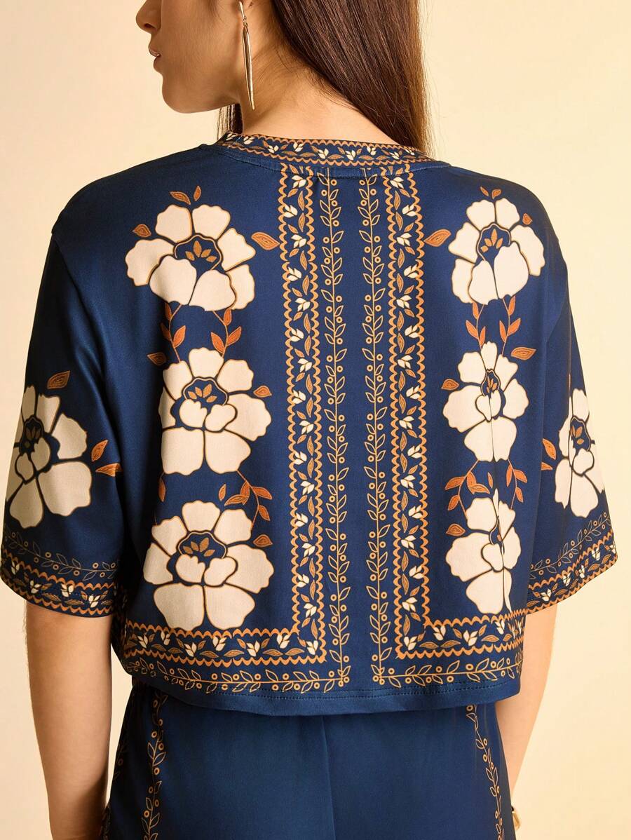 Conjunto Camisa e Calça Harém
